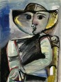 Personnage Woman Sitzen 1971 Kubismus Pablo Picasso